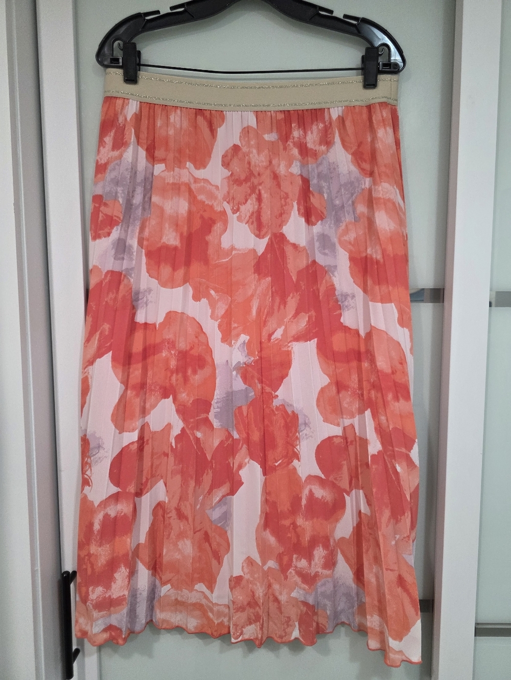 Gerry Weber Lemon Soul Floral Pleated Midi Skirt EU 40 US 10 - Picture 4 of 16